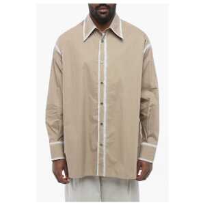 Maison Margiela MM6 Poplin Cotton Shirt Vintage Effect