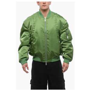 Off-White Padded ARROW Bomber Jacket with Removable Sleeves