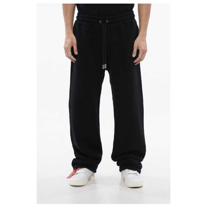 Off-White Brushed Cotton BANDANA Embroidered Joggers, theFeinheit