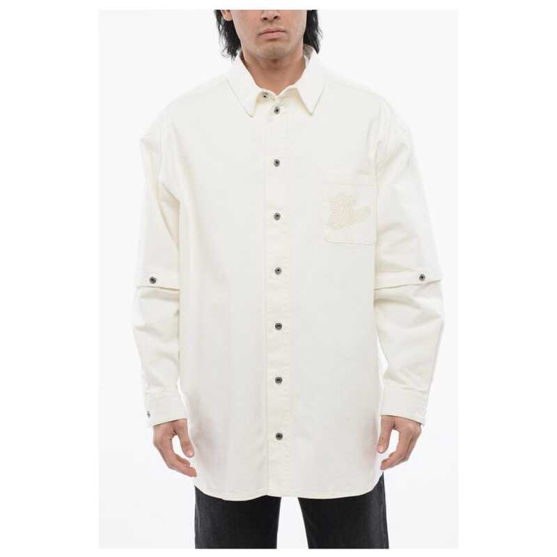 Off-White Denim Shirt With Removable Sleeve, theFeinheit