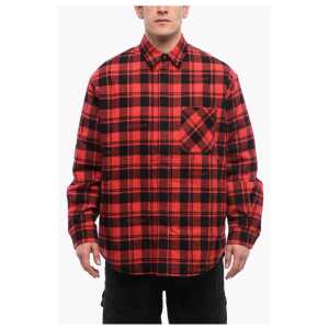 Off-White Checkered Lined Flannel Overshirt