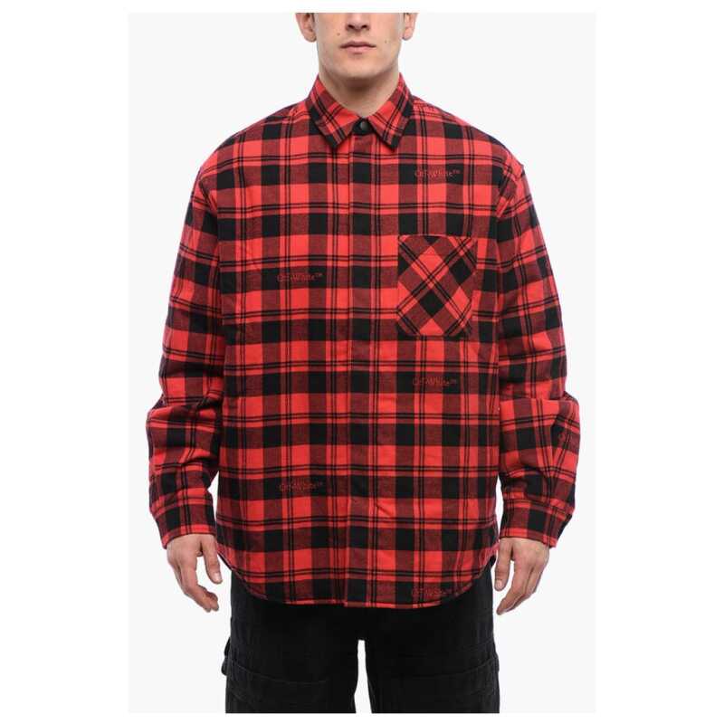 Off-White Checkered Lined Flannel Overshirt, theFeinheit