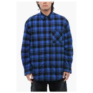 Off-White Checkered Lined Flannel Overshirt