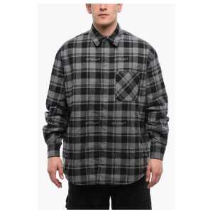 Off-White Checkered Lined Flannel Overshirt