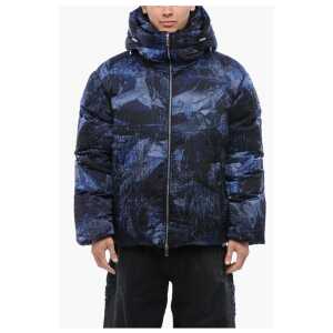 Off-White Monogram Patterned SIERRA LEONE Puffer Jacket