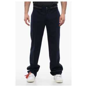 Off-White Varsity TECH DRILL Pants With Elastic Waist