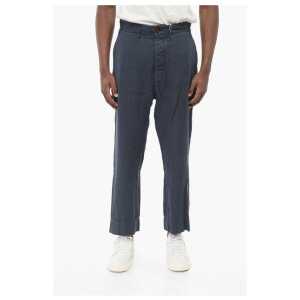 Vivienne Westwood Linen Cropped Fit Chinos Pants