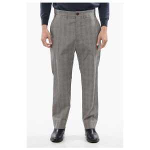 Vivienne Westwood Lightweight Cotton CRUISE Pants with Prince of Wales Motif