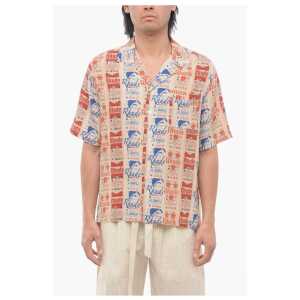 Rhude All-Over Printed Silk VOYAGE Shirt