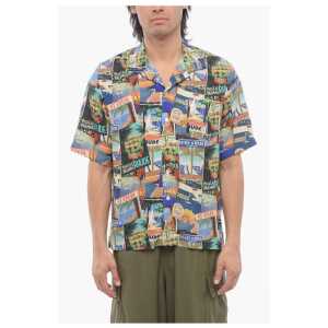 Rhude All-Over Printed Silk VOYAGE Shirt