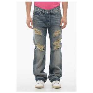 Rhude Frayed Hem Distressed Jeans 23cm