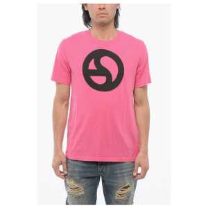 Acne Studios Cotton Crew-Neck T-shirt with Contrast Print