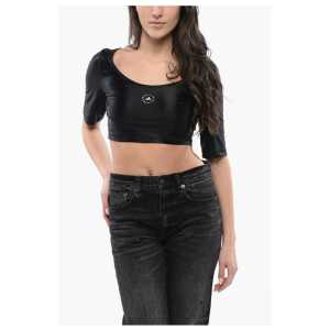 Adidas STELLA MCCARTNEY Cropped Top with Contrast Logo