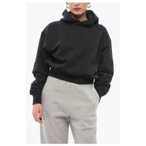 Y-3 Monochrome Brushed Cotton Hoodie