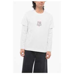 Givenchy Crew Neck Cotton T-Shirt with Monogram Print