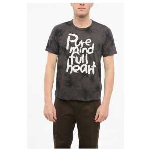 Comme Des Garçons Crew Neck PURE MIND Tie Dye Cotton T-Shirt