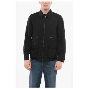 Comme Des Garçons BLACK Multipocketed Overshirt with Front Zip