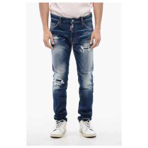 Dsquared² Distressed Cool Guy Denims with Dark Wash