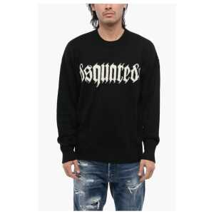 Dsquared² Alpaca-blended Pullover with Contrasting Logo