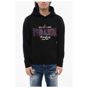 Dsquared² Cool-fit Hoodie Sweatshirt with Logo Print