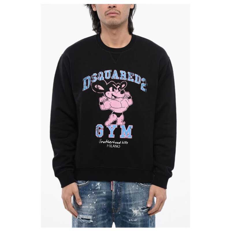 Dsquared² Crew Neck Cool Fit D2 GYM Brushed Cotton Sweatshirt, theFeinheit