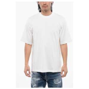 Dsquared² Football Fit Cotton Blend T-Shirt with Logo Patch