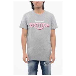 Dsquared² Muscle Fit T-shirt with Distressed Effect