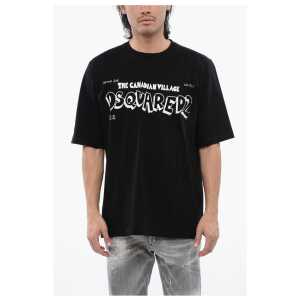 Dsquared² Skater Fit T-shirt with Contrasting Print