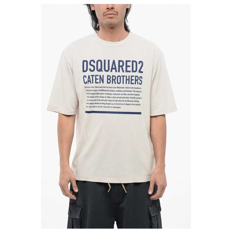 Dsquared² Loose-fit T-shirt with Lettering, theFeinheit