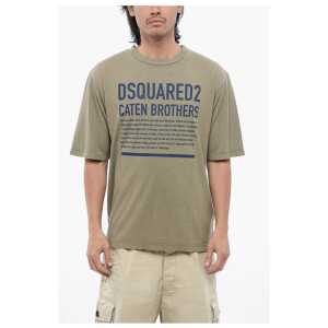 Dsquared² Cotton Blend ONCE UPON A TIME Loose Fit T-Shirt