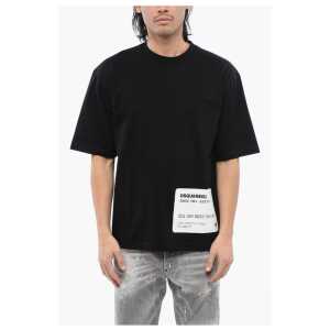 Dsquared² Cotton CARD Loose Fit T-Shirt