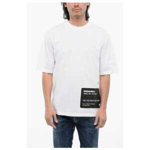 Dsquared² Cotton CARD Loose Fit T-Shirt
