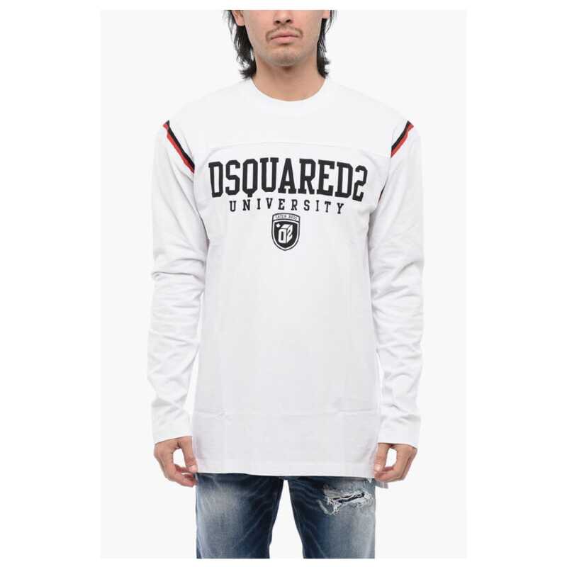 Dsquared² Varsity T-shirt with Contrasting Print, theFeinheit