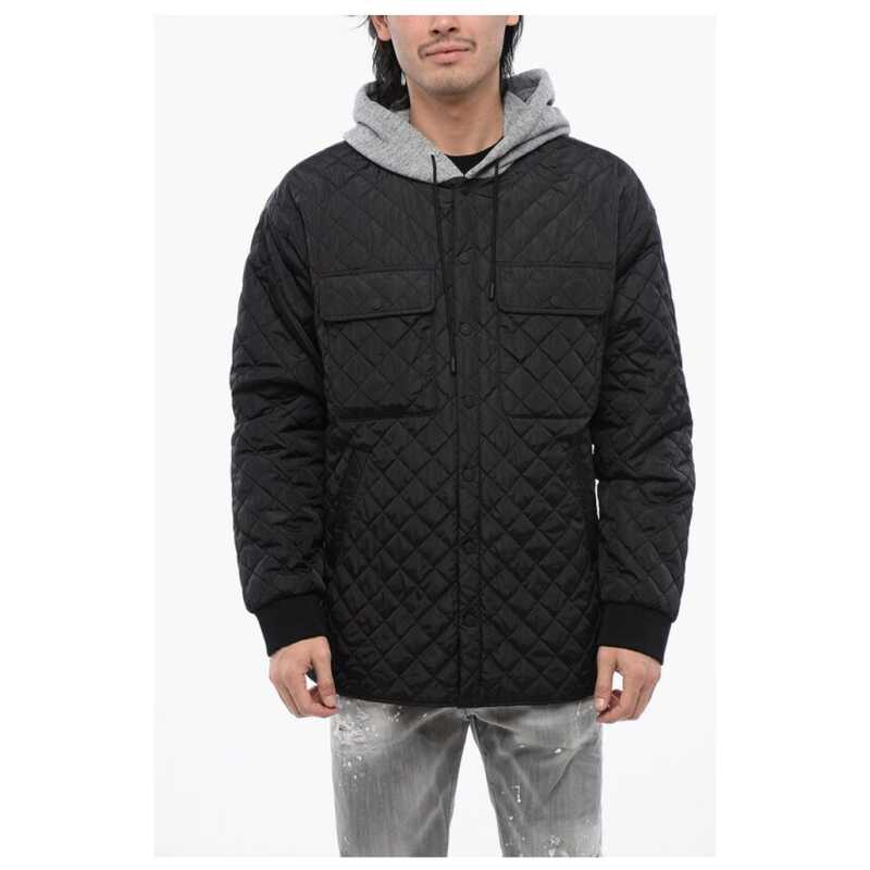 Dsquared² Quilted Jacket with Fleece Hood, theFeinheit