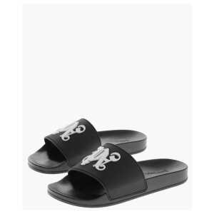 Palm Angels Rubber Sandals with Embossed Monogram