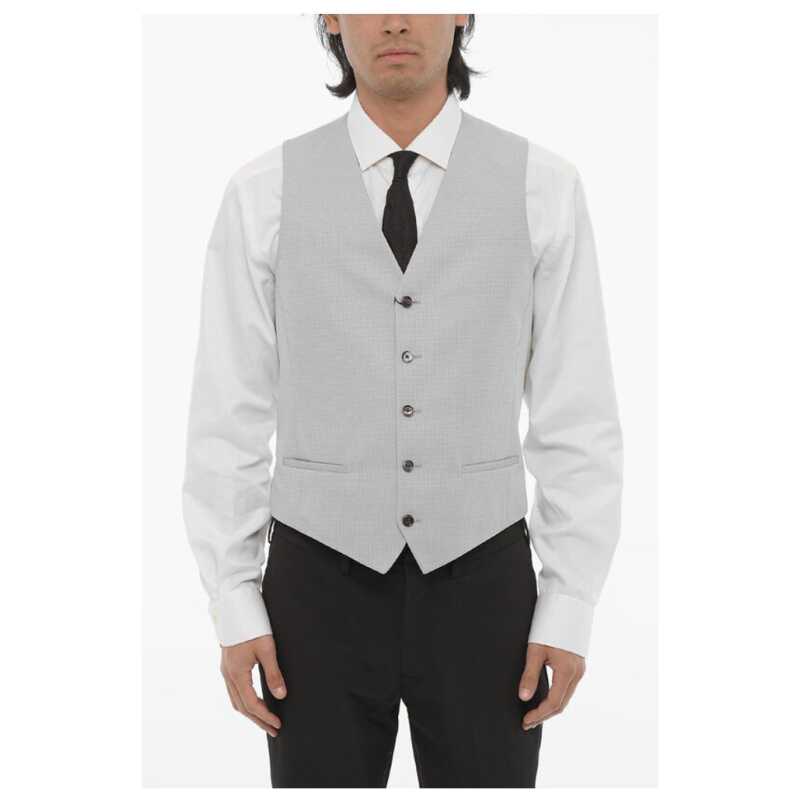 Corneliani CC COLLECTION Jacquard CERIM.RESET Waistcoat with Jetted Poc, theFeinheit