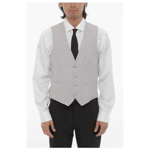 Corneliani CC COLLECTION Virgin Wool Waistcoat with Back Adjuster