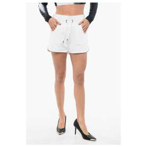 Balmain Jersey Multipocket Shorts with Patch