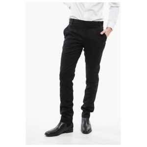 Balmain 4-Pocketed Wool Pants with Belt Loops