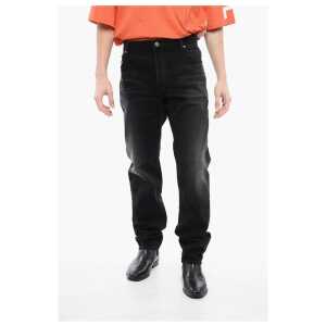 Balmain Tapered Fit Delavè Denims 17cm
