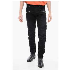 Balmain Slim Fit Biker Denims with Belt Loops 17cm