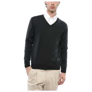 Corneliani Virgin Wool V-neckline Sweater