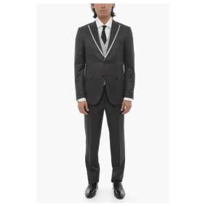 Corneliani Virgin Wool and silk Center Vent Peak Lapel CERIM.ACADEMY 3-