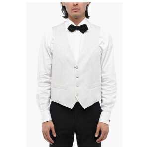 Corneliani CC COLLECTION Anthemion-Print REFINED CERMO Waistcoat with 4