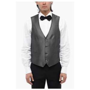 Corneliani Two-Tone Silk Waistcoat