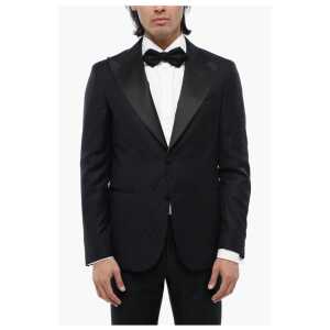 Corneliani Anthemion-Print Wool and Silk CERIM.REWARD 2-Button Blazer W