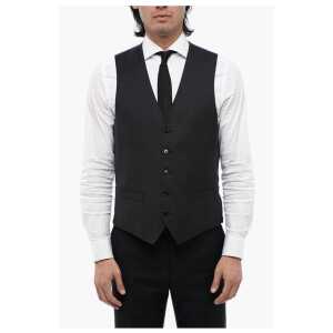 Corneliani Virgin Wool LEADER Waistcoat with Back Adjuster
