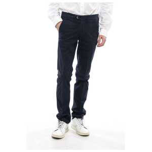 Corneliani ID Cotton Blend Slim Fit Chinos Pants