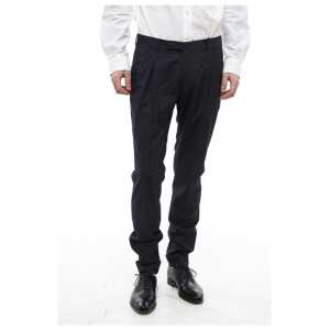 Corneliani CC COLLECTION Pin Check REWARD Wool Blend Pants