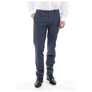Corneliani CC COLLECTION Cotton RIGHT Pants with Flush Pockets